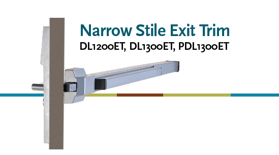 Narrow Stile Exit Trim