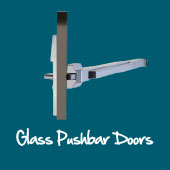 Glass Pushbar Doors